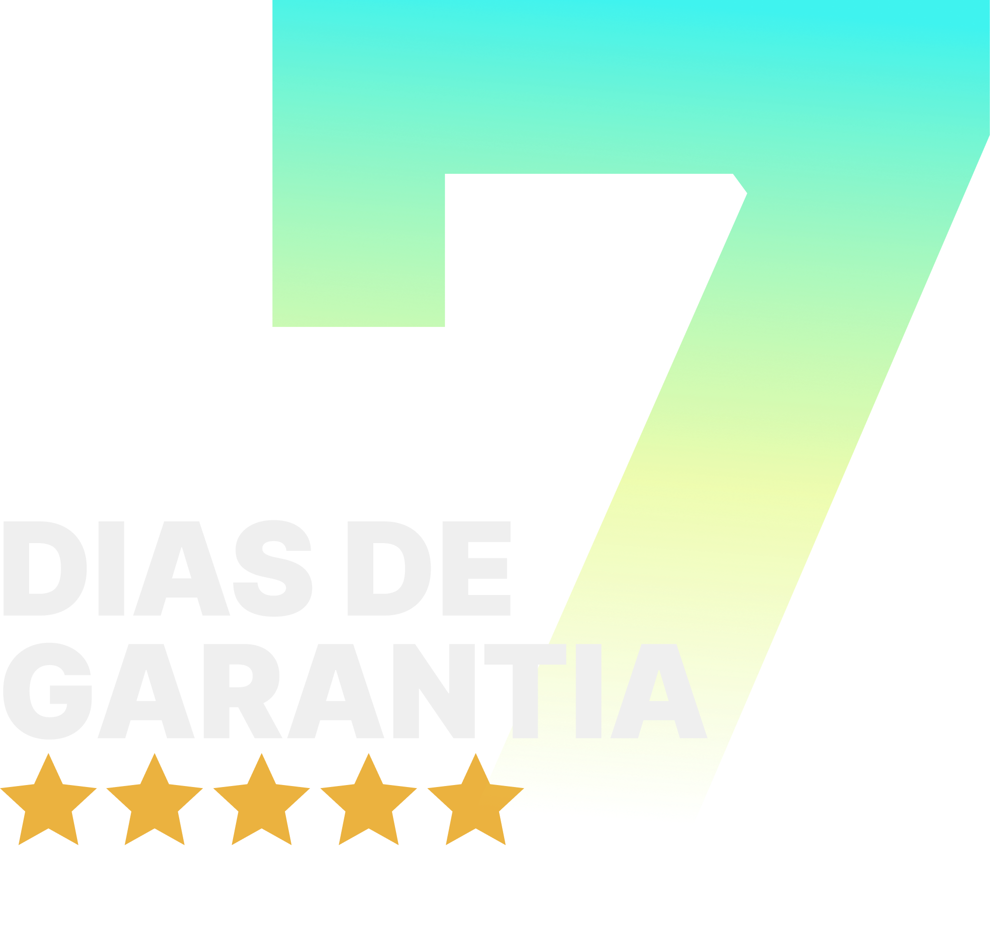 7 dias de garantia